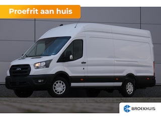 Ford Transit 350 2.0 TDCI L4H3 Trend RWD Nieuw! | Elek. Stoel | Trekhaak | All-Season Banden | Houten Laadvloer | Airco | Cruise | Parkeersensoren Rondom | Airco | All-Season banden | Android Auto