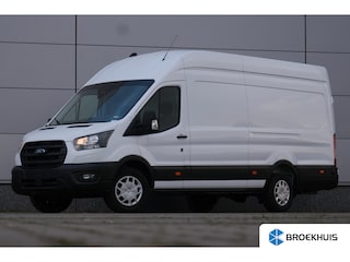 Ford Transit 350 2.0 TDCI L4H3 Trend RWD Nieuw! | Elek. Stoel | Trekhaak | All-Season Banden | Houten Laadvloer | Airco | Cruise | Parkeersensoren Rondom | Airco | All-Season banden | Android Auto