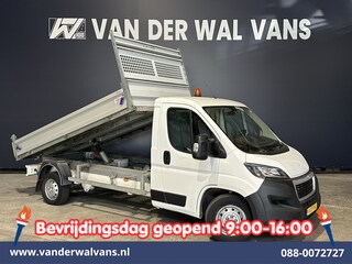 Peugeot Boxer 2.2 BlueHDi 140pk Kipper Open Laadbak Euro6 Bijrijdersbank Bluetooth telefoonvoorbereiding