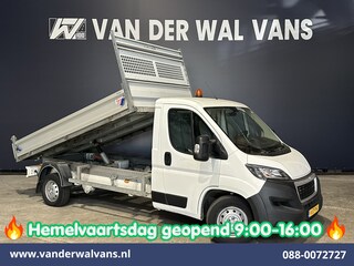 Peugeot Boxer 2.2 BlueHDi 140pk Kipper Open Laadbak Euro6 Bijrijdersbank Bluetooth telefoonvoorbereiding