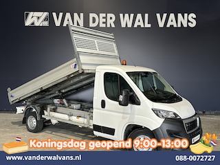Peugeot Boxer 2.2 BlueHDi 140pk Kipper Open Laadbak Euro6 Bijrijdersbank Bluetooth telefoonvoorbereiding
