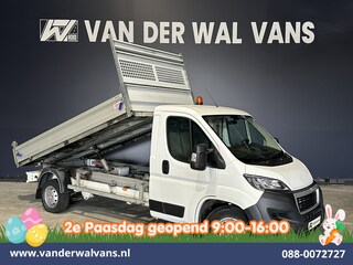 Peugeot Boxer 2.2 BlueHDi 140pk Kipper Open Laadbak Euro6 Bijrijdersbank Bluetooth telefoonvoorbereiding