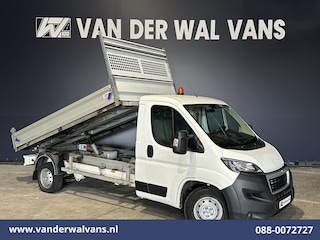 Peugeot Boxer 2.2 BlueHDi 140pk Kipper Open Laadbak Euro6 Bijrijdersbank Bluetooth telefoonvoorbereiding