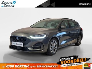 Ford Focus Wagon 1.0 EcoBoost Hybrid ST-Line 125pk automaat | 1500 kg Aanhanggewicht | Navigatie | Cruise control | All season banden