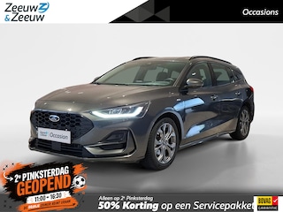 Ford Focus Wagon 1.0 EcoBoost Hybrid ST-Line 125pk automaat | 1500 kg Aanhanggewicht | Navigatie | Cruise control | All season banden