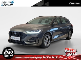 Ford Focus Wagon 1.0 EcoBoost Hybrid ST-Line 125pk automaat | 1500 kg Aanhanggewicht | Navigatie | Cruise control | All season banden