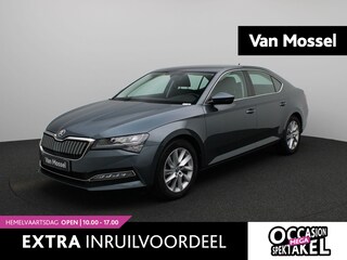 Skoda Superb 1.4 TSI iV PHEV Business Edition | Automaat | Navigatie | Apple CarPlay / Android Auto | Automatische Airco | Cruise Control | LED Koplampen | Parkeersensoren + Camera | Elektrisch verstelbare stoelen met geheugen | Verwarmde Stoelen | Keyless Entry & Start | Draadloze Telefoonlader | Lichtmetalen Velgen | Lane Assist |