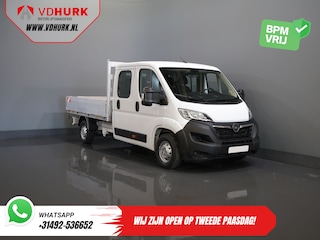 Opel Movano 2.2 140 pk DC Dubbel Cabine Open Laadbak/ 7 Pers./ 2.5t Trekverm./ Cruise/ Airco/ 288x215x35/ Pick up