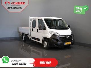 Opel Movano 2.2 140 pk DC Dubbel Cabine Open Laadbak/ 7 Pers./ 2.5t Trekverm./ Cruise/ Airco/ 288x215x35/ Pick up