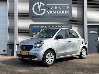 Smart Forfour 1.0 71PK Pure Airco,CruiseControl,Leder,Isofix,Radio/CdSpeler,Start/Stop,Bluetooth,Usb,AutomatischeVerlichting,Elekt