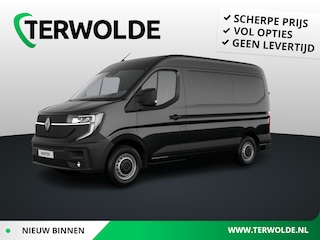 Renault Master GB L2H2 T35 dCi 130 E06e advance | Reservewiel | Vierseizoenen banden | Houten laadvloer & zijwandbekleding | Trekhaak met op- en ombouwmodule |