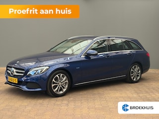 Mercedes-Benz C-klasse Estate 350 e Lease Edition Plus NL Auto! | Adaptieve Cruise | Elek. Achterklep | Camera | Lederenbekleding | Elek. Stoel | Stoelverwarming | Navigatie | Achteruitrijcamera | Airco (automatisch) | Cruise control adaptief met Stop&Go en stuurhulp