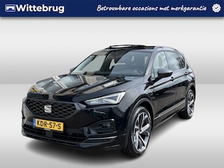 Seat Tarraco 1.4 TSI e-Hybrid PHEV FR / AUTOMAAT/ LEER/ PANO/ PARK.SENSOR.V+A/ CAMERA/ DCC/ STUUR+STOELVERWARM.V+A/ MEMORYSEAT/ ACC/ FULL LINK/ ELEK.KLEP/ KEYLESS/ DODEHOEK/ DAB/ CLIMA/ NAVI/ LED/ 20'' LMV