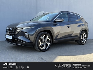 Hyundai Tucson 1.6 T-GDI HEV 230 Premium Automaat / Dealer onderhouden / Afneembare Trekhaak (1.650KG) / Leder / Elektrische stoelen/klep / Stoelventilatie / Stuur-, stoel- & achterbankverwarming / Apple CarplayAndroid Auto / 19” LM wielen /