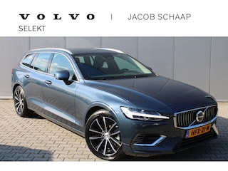 Volvo V60 T6 Plug-in hybrid AWD Essential Bright | Leder | Trekhaak | Adaptieve Cruise | All Season banden