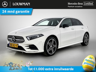 Mercedes-Benz A-klasse 250 e AMG Plug-In Hybride | Nightpakket | Sfeerverlichting | Rij-assistentiepakket | Navigatie | Inclusief 24 maanden Mercedes-Benz Certified garantie voor Europa.