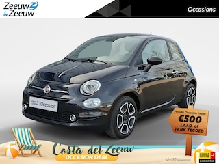 Fiat 500 Club | 1.0 Hybrid | Tech Pack | airco (automatisch) | Apple Carplay / Android Auto | Regensensor | 12 maanden Bovag garantie