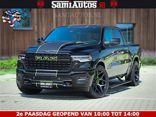 Dodge Ram 1500 Limited Night High Output 540HP 706Nm | Massage + Full Option | De Meest Luxe en Volle Pick-Up in zijn Klasse | Comfortabele Dubbele Cabine met Royale 5 Zitplaatsen | BPM vrij | Nu Leverbaar uit Voorraad | Voorraad Nr 2300 - 7689