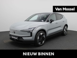 Volvo EX30 Single Motor Extended Range | Climate Control / ECC | Panoramadak | Licht metalen velgen 19 inch | Cruise control Adaptive | Navigatie | Half lederen bekleding grijs | Elektrisch verst. stoelen | Stoelverwarming | LED koplampen | Park Distance Control voor en achter | Achteruitrijcamera |