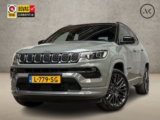 Jeep Compass 4xe 240 Plug-in Hybrid S Sport 240Pk Automaat (VIRTUAL COCKPIT, NARDO GREY, APPLE CARPLAY, STOELKOELING/VERWARMING, LEDER, 360 CAMERA, ADAPTIVE CRUISE, ALPINE AUDIO, GETINT GLAS, NIEUWSTAAT)