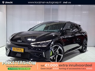 Kia EV6 GT AWD 77.4 kWh 585 PK, Uniek 1559 km, Panorama Dak, Meridian Sound, Kuipstoelen, 21" GT Velgen.