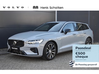 Volvo V60 T6 Plug-in hybrid AWD Plus Dark | Trekhaak | 360 graden camera | Verwarmbare voorstoelen, achterbank en stuurwiel | Premium audio by Harman Kardon | Adaptieve cruise control | Keyless | Elektrische achterklep