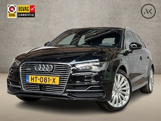 Audi A3 Sportback 1.4 e-tron S-Line Sport 204Pk Automaat (NAVIGATIE, CLIMATE, PLAT S-LINE SPORTSTUUR, ZWART HEMEL, LEDER, GETINT GLAS, SPORTSTOELEN, PARKEERSENSOREN, KEYLESS, NIEUWE APK, NIEUWSTAAT)