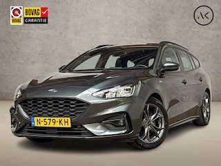Ford Focus Wagon 1.0 EcoBoost Hybrid ST Line (APPLE CARPLAY, GROOT NAVI, CAMERA, STUUR/STOELVERWARMING, KEYLESS, SPORTSTOELEN, ADAPTIVE CRUISE, GETINT GLAS, NIEUWSTAAT)