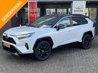 Toyota RAV4 2.5 HYBRID STYLE STUUR/STOELVERW EL-STOEL EL-ACHTERKLEP VOORRUITVERW LED KEYLESS JBL 360-CAMERA HALF-LEDER
