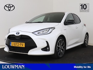 Toyota Yaris 1.5 Hybrid Executive | Dealer onderhouden | Panoramadak | JBL | Head-Up Display | Dodehoekdetectie | stuur+Stoelverwarming | Sensoren V+A |