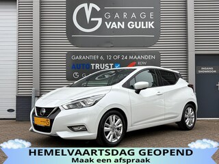 Nissan Micra 1.0 IG-T 101PK Automaat,Navi,Airco,Cruise,Isofix,Bluetooth,Camera,ElektrRamen+Spiegels,Stoelverwarming,Led,Lmv,Usb.