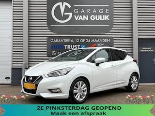Nissan Micra 1.0 IG-T 101PK Automaat,Navi,Airco,Cruise,Isofix,Bluetooth,Camera,ElektrRamen+Spiegels,Stoelverwarming,Led,Lmv,Usb.