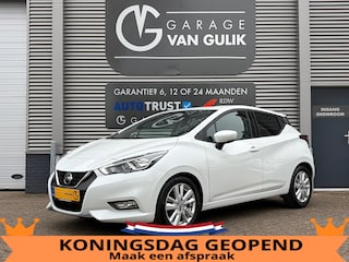 Nissan Micra 1.0 IG-T 101PK Automaat,Navi,Airco,Cruise,Isofix,Bluetooth,Camera,ElektrRamen+Spiegels,Stoelverwarming,Led,Lmv,Usb.
