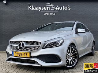 Mercedes-Benz A-klasse 180 Business Solution AMG Edition AUT. | leder/alcantara | 18 inch AMG velgen | navigatie | sportstoelen | sfeerverl.