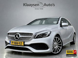 Mercedes-Benz A-klasse 180 Business Solution AMG Edition AUT. | leder/alcantara | 18 inch AMG velgen | navigatie | sportstoelen | sfeerverl.