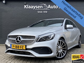 Mercedes-Benz A-klasse 180 Business Solution AMG Edition AUT. | leder/alcantara | 18 inch AMG velgen | navigatie | sportstoelen | sfeerverl.