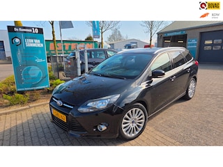 Ford Focus Wagon 1.6 EcoBoost Titanium l Dealer onderhouden l Distr.riem VV l Climacontrol l Navi l Bluetooth