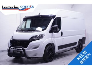 Opel Movano 2.2D 140 pk L2H2 White&Black Edition Navi 18" LMV, Bullbar + Sidebars Zwart, Camera, Apple Carplay, 3-Zits, Nieuw
