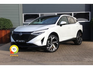 Nissan Qashqai 1.3 MHEV DIG-T Xtronic Tekna Plus | BLIS | HUD | Pano-Dak | 360 Camera | Massage stoel | ACC | 20'' Velgen | Leder | Keyless Go | Parelmoer lak | 8.000km