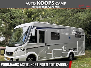 Knaus 650 MEG Sky plus Fiat 2.3 150Pk Automaat | Enkele-bedden | Hef-bed | Dak-airco |Douche/wc | XXL Garage | Schotel-TV|TOPSTAAT