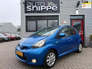 Toyota Aygo 1.0-12V Dynamic Blue -5DRS.-AIRCO-ORIGINEEL NEDERLANDS!-112.140 KM'S-LICHTMETALEN VELGEN-APK 10-3-2027!