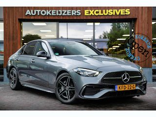 Mercedes-Benz C-klasse 180 Business Solution AMG Burmester Stuurverw. Adapt. Cruise LED Leer Alcantara AMG