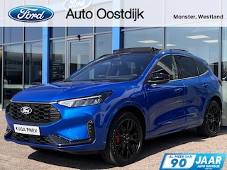 Ford Kuga 2.5 PHEV ST-Line X Black Pack 243PK €10.000,- Voorraadvoordeel! Elek. Trekhaak Panodak 20" Velgen 2100KG Trekgewicht Adaptieve Cruise Winterpack Blind-Spot B&O *Compleet*