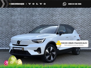 Volvo XC40 Single Motor Extended Range 82 kWh Plus | Trekhaak | Adaptive cruise control | Stoel- en stuurverwarming | Dode hoek detectie BLIS | Warmtepomp | LED koplampen | Navigatie | Apple Carplay / Android Auto | Parkeersensoren voor + achter | Achteruitrijcamera |