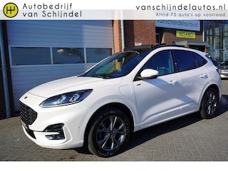 Ford Kuga 2.5 PHEV ST-LINE X LUXE KEURIGE NETTE STAAT!!! RECENT GROOT ONDERHOUD! 360CAMERA PANORAMADAK FULL LED ELECTR.TREKHAAK LEDER-ALCANTARA STOEL-STUUR-VOORRUITVERWARMING ADAPTIEVE CRUISE ANDROID-APPLECARPLAY NAVI KEYLESS ENZ...