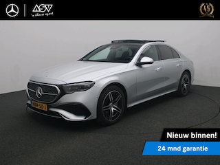 Mercedes-Benz E-klasse 300 e AMG Line | Hyperscreen | Panorama - Schuifdak | Stoelventilatie / -verwarming Voor | 360° Camera | DAB+ Radio | Memory seats