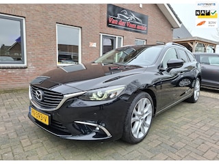 Mazda 6 Sportbreak 2.0 SkyActiv-G 165 GT-M Line. Dealer onderhouden,in nieuwstaat. O.a. leder, camera, stoel-/stuurverwarming, etc