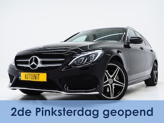 Mercedes-Benz C-klasse Estate 180 AMG | Leder | Stoelverwarming | Sfeerlicht | Cruise | Zwarte Hemel | PDC | Climate