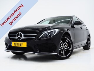 Mercedes-Benz C-klasse Estate 180 AMG | Leder | Stoelverwarming | Sfeerlicht | Cruise | Zwarte Hemel | PDC | Climate