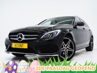 Mercedes-Benz C-klasse Estate 180 AMG | Leder | Stoelverwarming | Sfeerlicht | Cruise | Zwarte Hemel | PDC | Climate